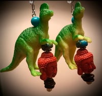 Image 5 of Dinooooooooosaur earrings
