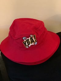 Red "YBA" Bucket Hat