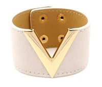 Image 2 of Victoria Bracelet Cuff - Black, Cream, Tan, Leopard
