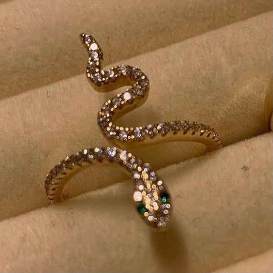 Image of Zig Zag Snake Ring 