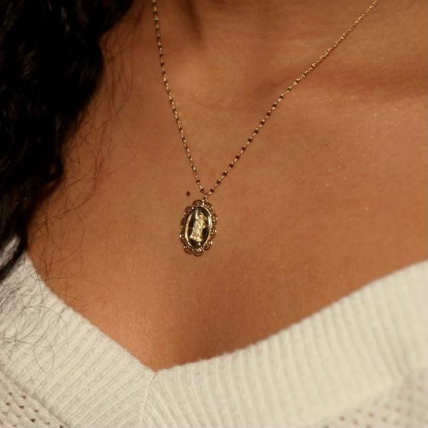 Image of Virgen Mary Dainty Necklace 