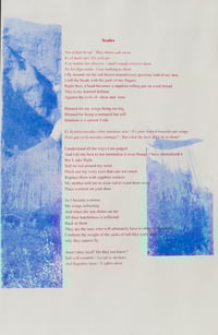 Image 3 of MALO OJO RISOGRAPH PRINT + POEM