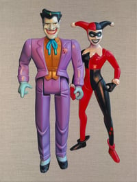 Image 2 of Joker & Harley Quinn // ORIGINAL OIL PAINTING