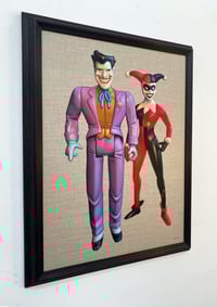 Image 1 of Joker & Harley Quinn // ORIGINAL OIL PAINTING