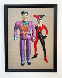 Image 3 of Joker & Harley Quinn // ORIGINAL OIL PAINTING