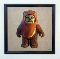 Image 1 of Wicket // Original Oil Painting (signed by Warwick Davis)