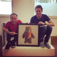 Image 2 of Wicket // Original Oil Painting (signed by Warwick Davis)
