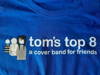 Tom's Top 8 logo shirt