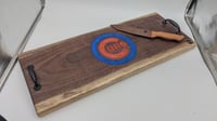 Image 1 of Custom Chicago Cubs Charcuterie Board