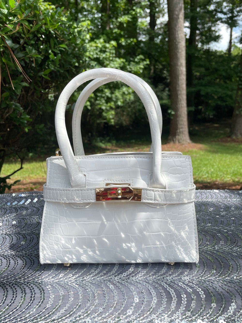 Image of “Mini Birkin” Lengthy Lady Bag