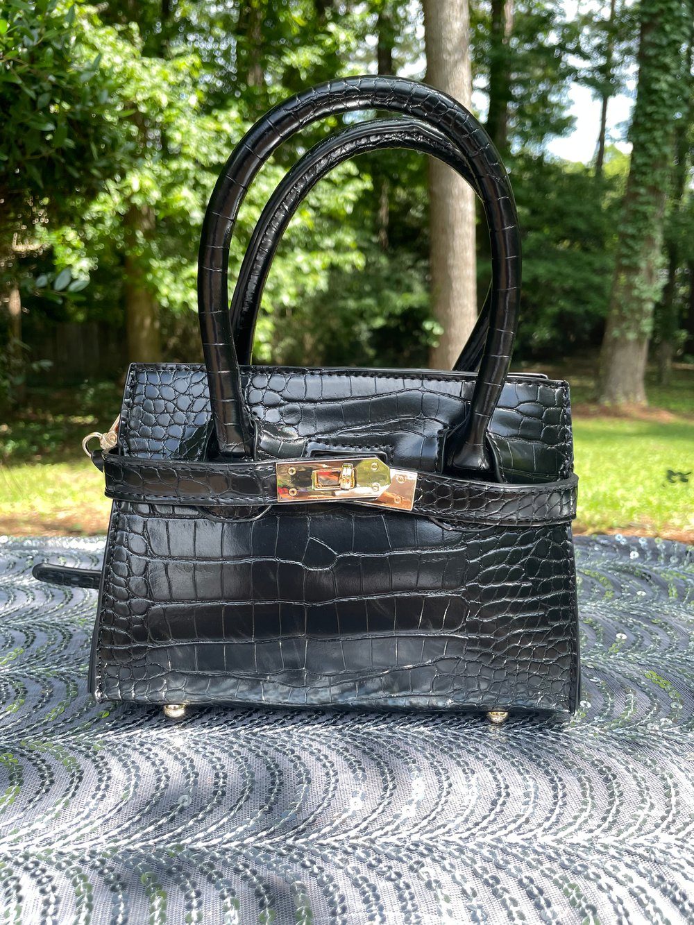 Image of “Mini Birkin” Lengthy Lady Bag