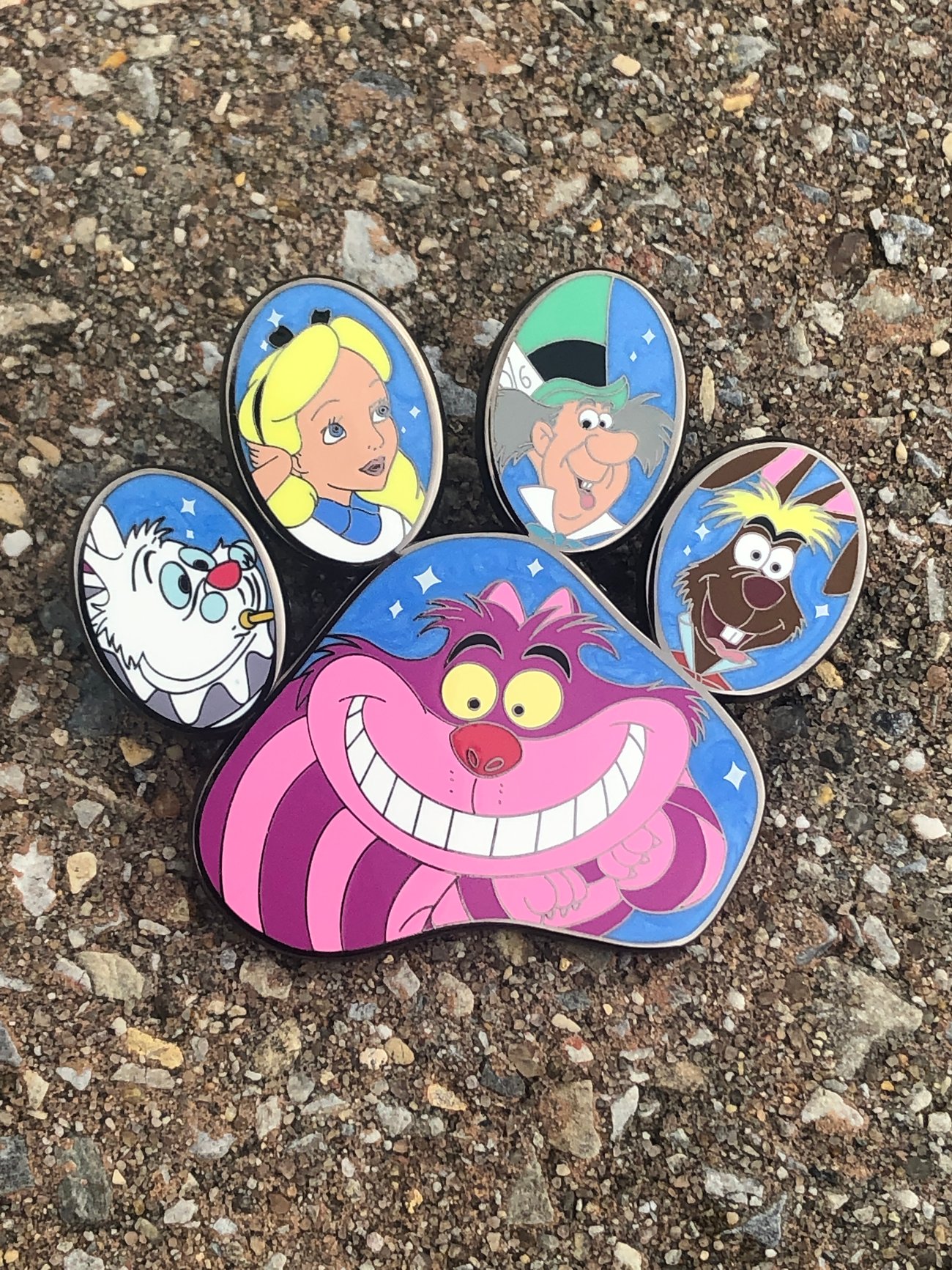 In-Stock - Paw Prints - Cheshire Cat | Da'Vinci Fantasy Pins