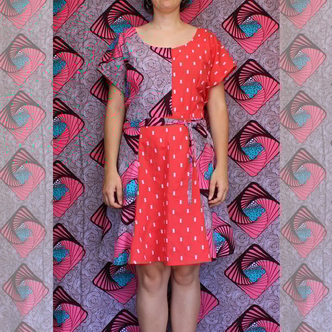 Vestido DIMBALE espirales