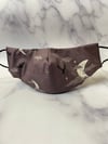 Bat under Moonlight  Face Mask with Adjustable Nose Wire and Pocket Filter