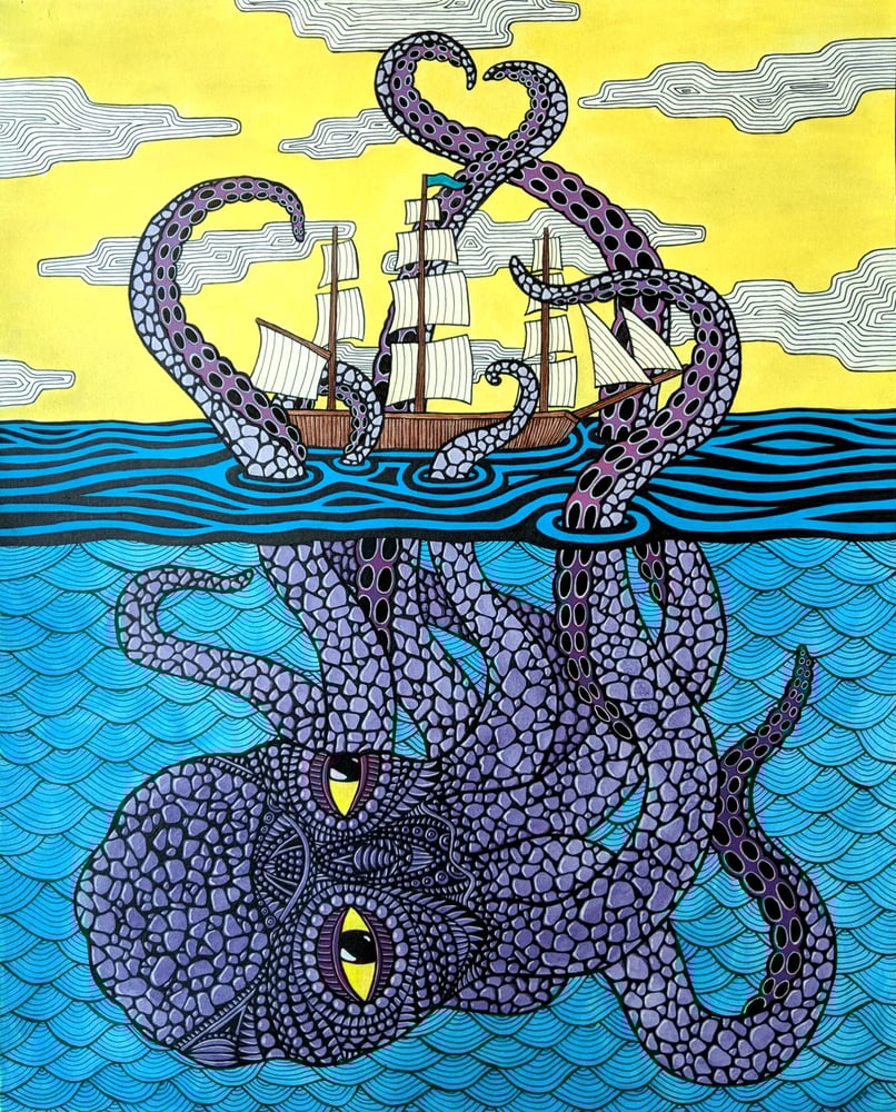 Image of Kraken 8x10 Print