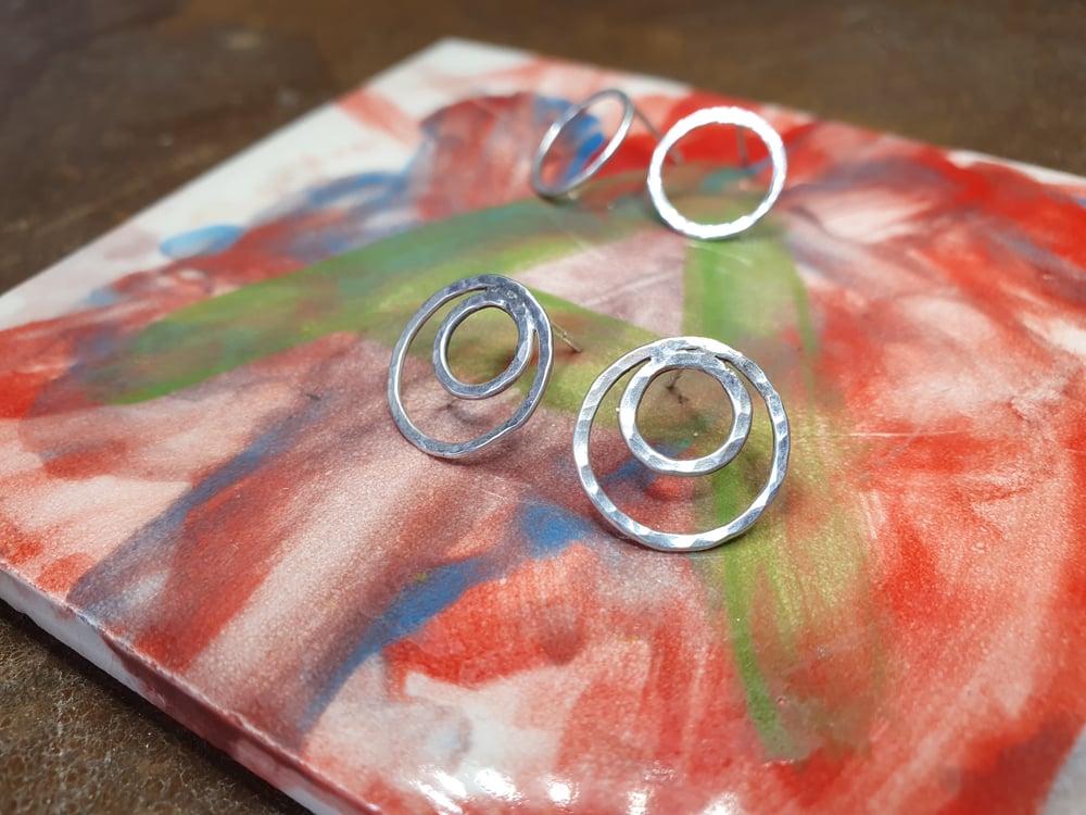 Image of Eclipse / Moon: Earrings