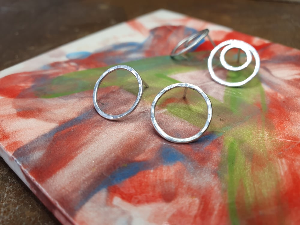 Image of Eclipse / Moon: Earrings