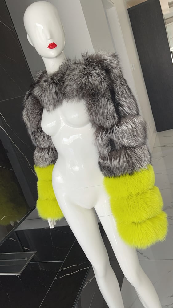 Image of Double Fox Fur Sleeve 