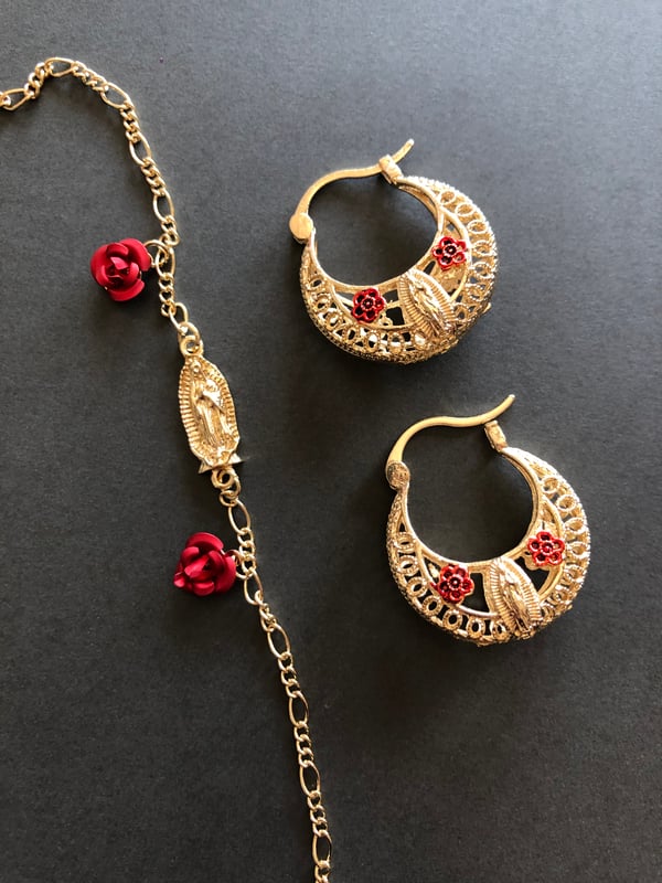 Image of New! Virgencita Bracelet / Earrings 
