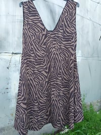 KAT Swing Top/Dress - Brown zebra