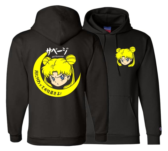 GTSVG X CHAMPION  Pouty Moon Hooded Pullover