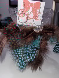 Image 1 of Flock of Feathers drop earrings