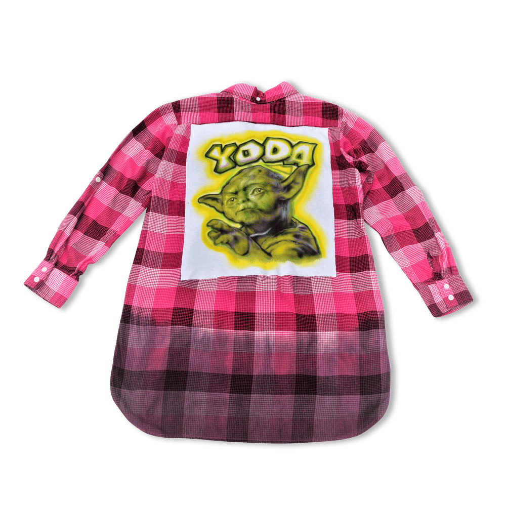 90's YODA FLANNEL SHIRT