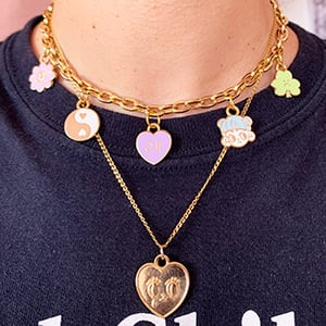 Image of Lucky day charms necklace