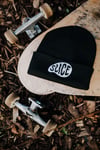 'White Bean' Black Beanie
