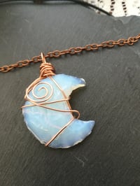 Image 1 of Opalite moon pendant