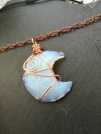 Image 2 of Opalite moon pendant