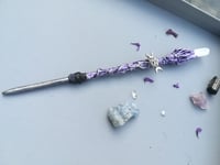Image 3 of Selenite crystal wand