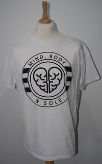 Image 2 of Mind Body & Sole WHITE/BLACK T-Shirt