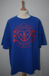 Mind Body & Sole Logo T-Shirt ROYAL BLUE/RED