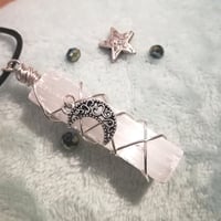 Image 1 of Selenite wand pendant