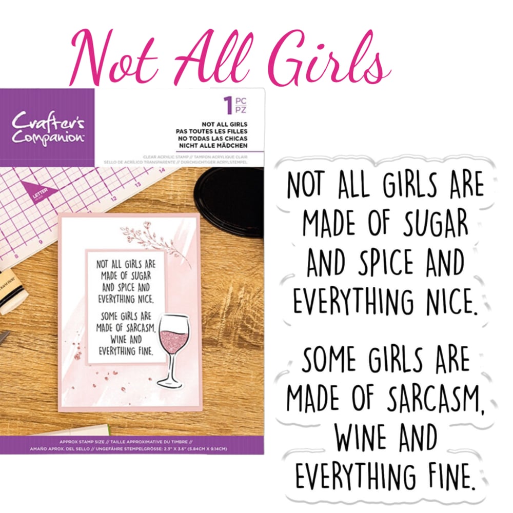 Image of Crafter's Companion Clear Acrylic Quirky Stamps