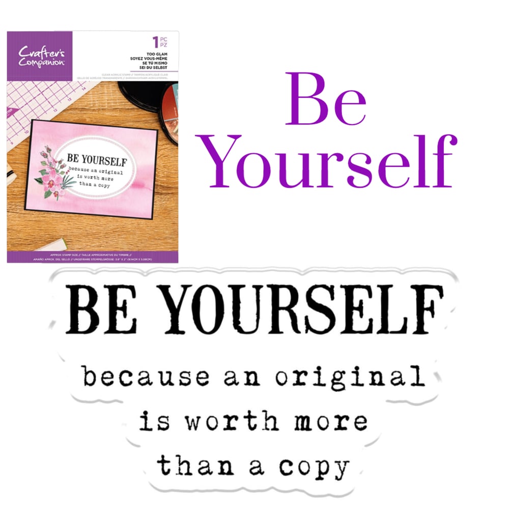 Image of Crafter's Companion Clear Acrylic Quirky Stamps