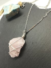 Image 1 of Rose Quartz crystal pendant