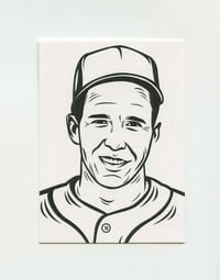 Image 3 of 27 COLOR YOUR OWN BASEBALL ART CARDS COMPLETE SET