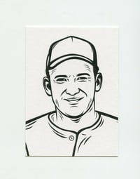 Image 4 of 27 COLOR YOUR OWN BASEBALL ART CARDS COMPLETE SET