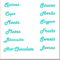 Italic Pantry Labels Set 2