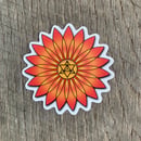 Image 2 of NEW Red Daisy decals