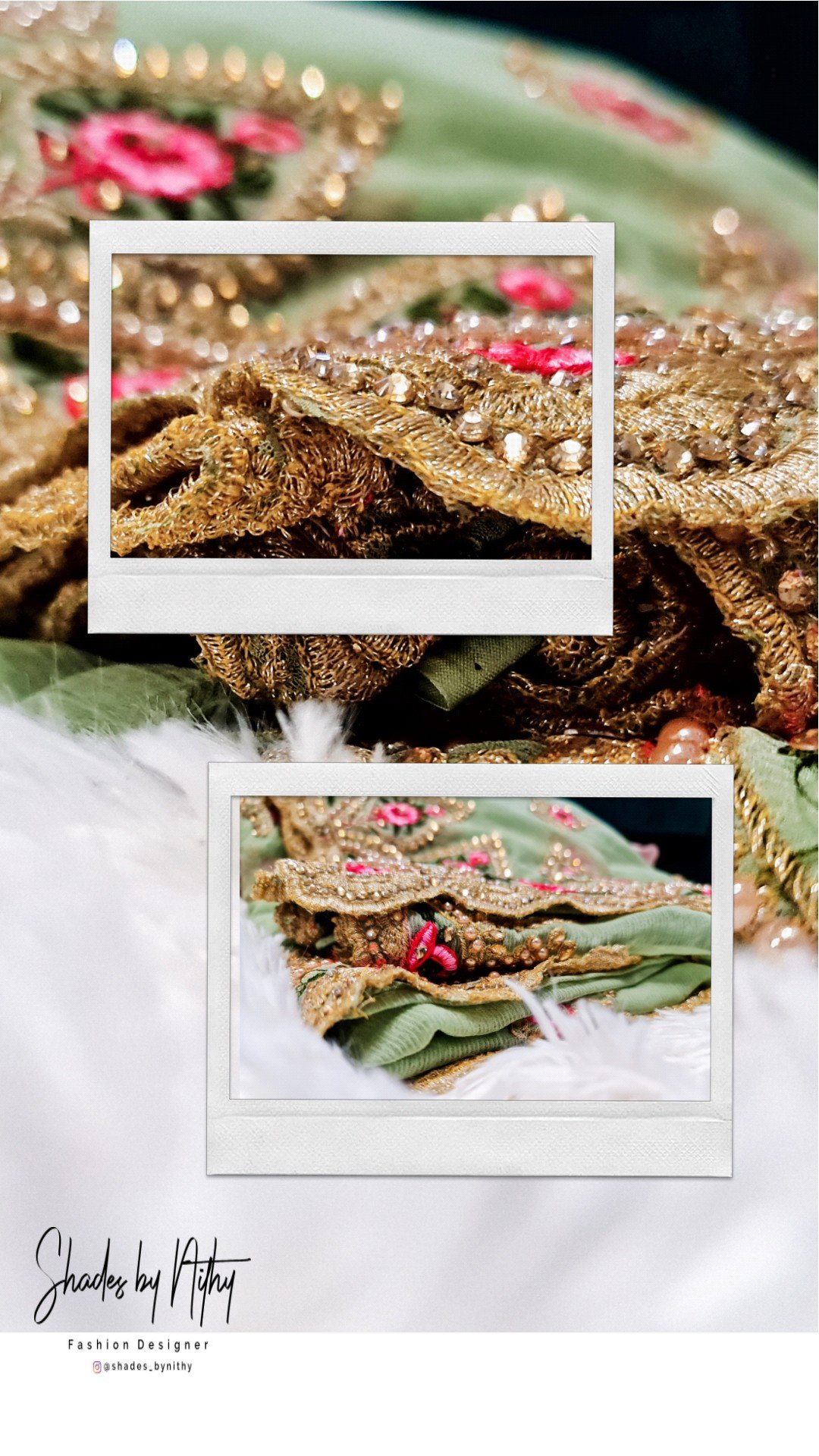 Image of SAGE CREPE SAREE 