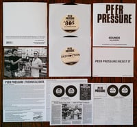 Image 2 of PEER PRESSURE - Sounds (aka Music) 2x7"