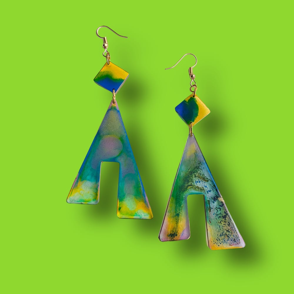 Image of Abstract Show Your Colors Earrings