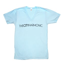 Image of TCH Logo Tee Baby Blue (V-Neck)