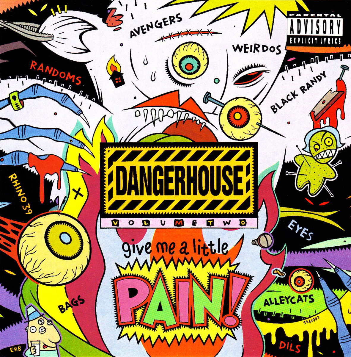 Image of V/A - Dangerhouse Vol. 2 LP