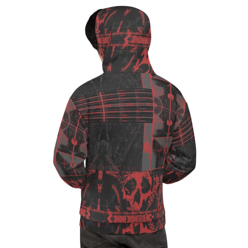 baskets ghost ep pattern all over print unisex hoodie
