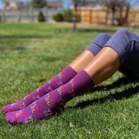 Image 1 of VLY GRL Logo Socks