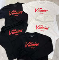VILLAINS LACE UP BLOOD RED